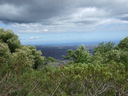 Canyon Overlook on Motorcycle Road in Hawaii