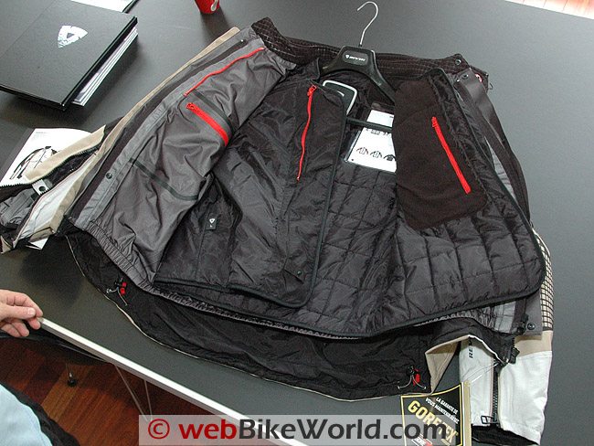 Rev'it Defender GTX Jacket - Removable liners