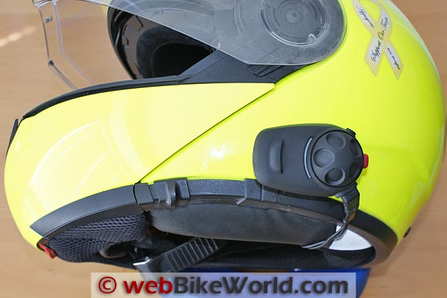 Sena SMH5 Intercom on SCHUBERTH C3