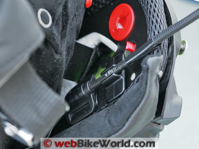 Sena SMH5 Microphone on the SCHUBERTH C3