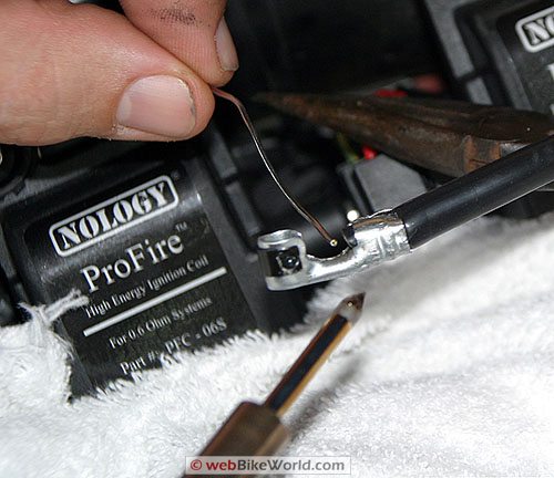 Soldering a Connector on a Spark Plug Wire