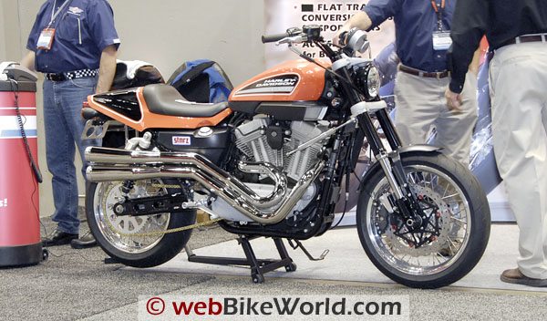 The Storz Sportster-based flat track homage. 