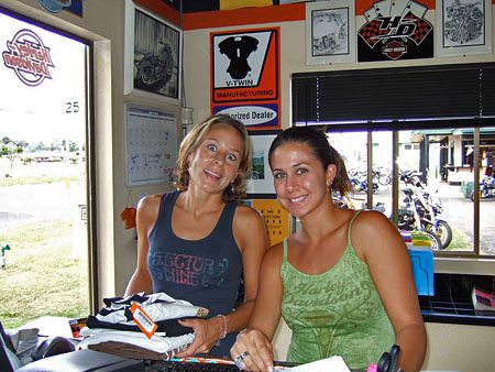 Staff at Kauai Harley-Davidson, Hawaii