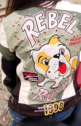 Super G Women's Motorcycle Clothing - Rebel Ruby Jacket