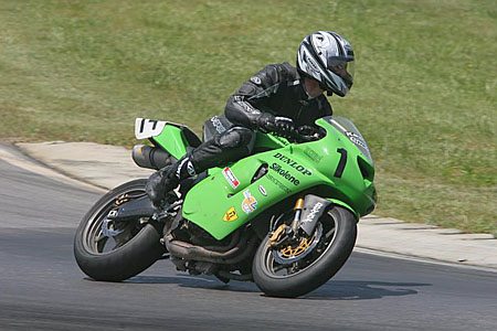 A photographer will take your photos at the California Superbike School