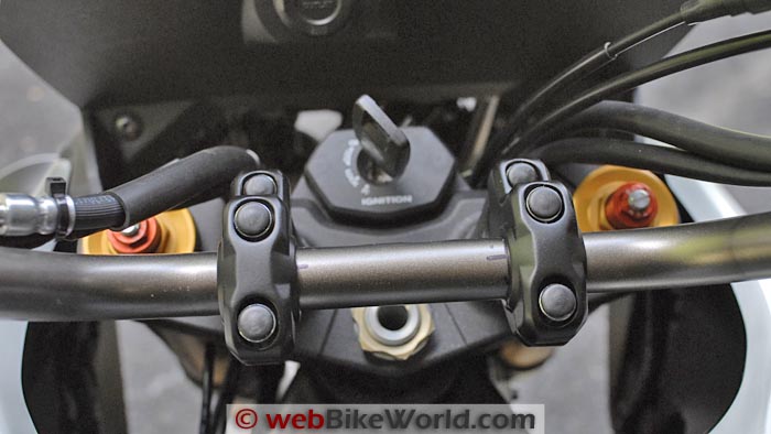 SW-Motech Bar Risers With Bolt Covers