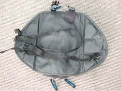 Motorcycle tank bag - bottom view - motorcycle soft luggage by Oxford Products