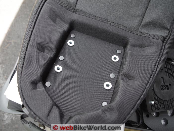 Tank Bag Drilled With Grommets