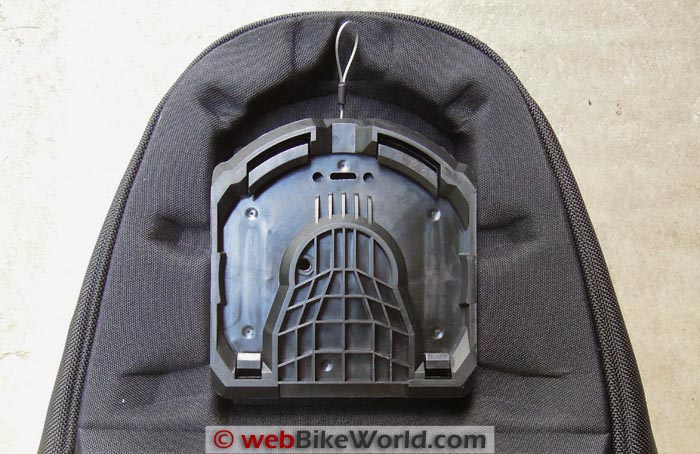 Tank Bag Mount Installed in Tank Bag