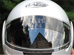 Film Anti-buée Pour Visière De Moto - Insert Transparent Autocollant 24,5 X 8 Cm - Améliore La Visibilité Par Temps De Pluie Ou Froid