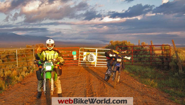 Trans-America Trail Ride Evening