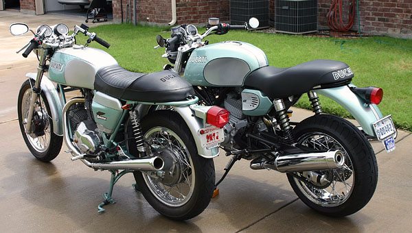 Rear View - Ducati GT750 and GT1000