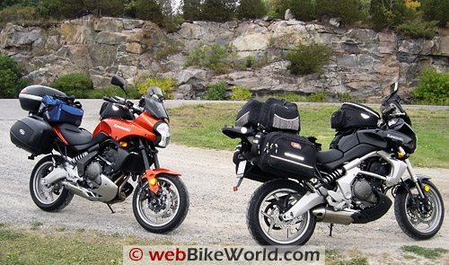 Kawasaki Versys and Accessories - On the Road