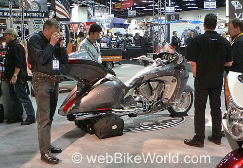 Victory Vision Motorcycle - Silver, Right Side