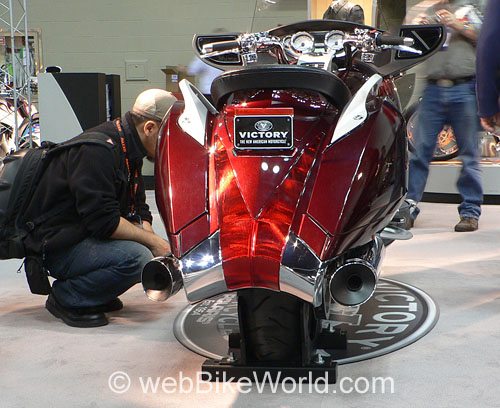 Victory Vision Motorcycle - Rear View