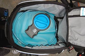 Chicane Canyon tank bag hydration bladder