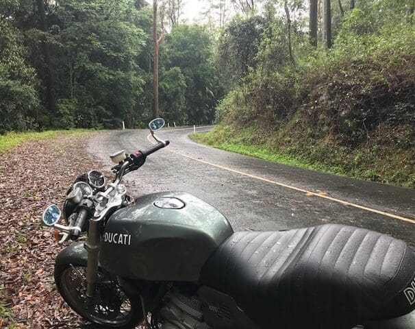 Five reasons to go riding in the rain Ducati GT1000 waterproof wet