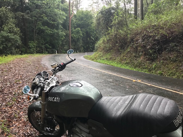 Five reasons to go riding in the rain Ducati GT1000 waterproof wet