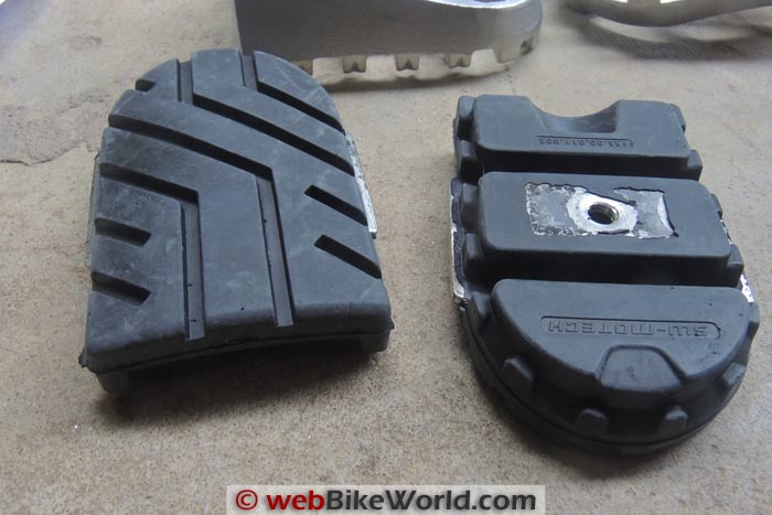 Wide Foot Peg Rubbers