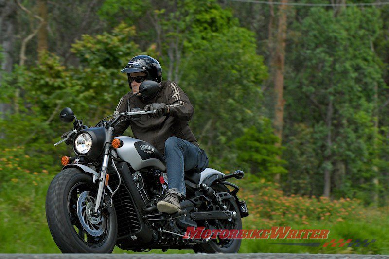 Indian Scout Bobber less is more smaller