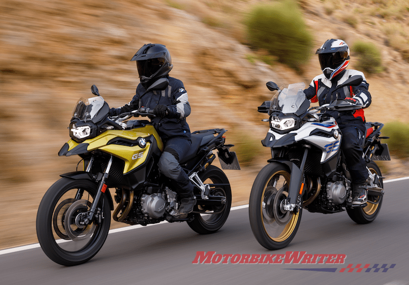 BMW F 750 GS and F 850 GS midsize