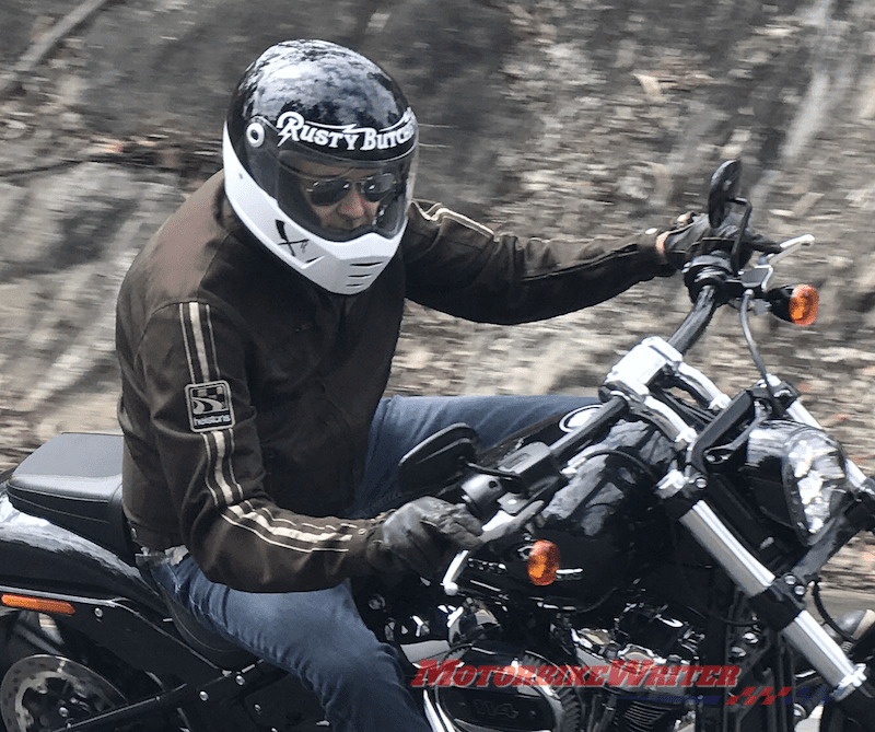 Biltwell Lane Splitter Rusty Butcher retro motorcycle helmet motorcycle safety