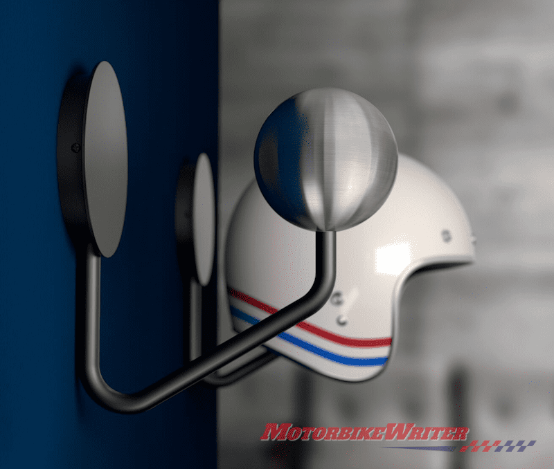 Halley helmet hanger