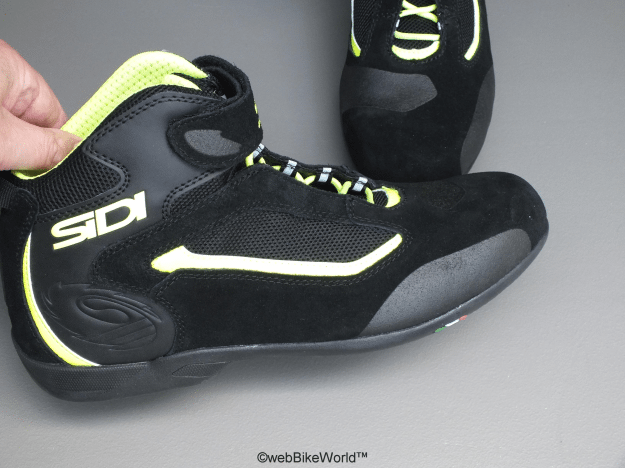 sidi gas motorcycle riding shoe