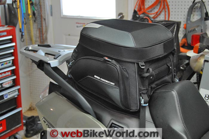 Bags-Connection EVO Rear Bag on the BMW Scooter