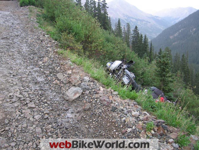 BMW R 1150 GS Crash