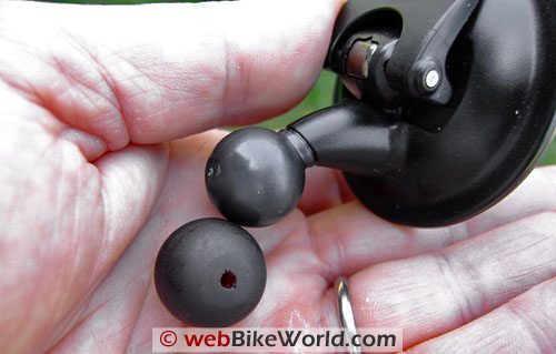 Garmin GPS Handlebar Mount - 17 mm Ball Comparison