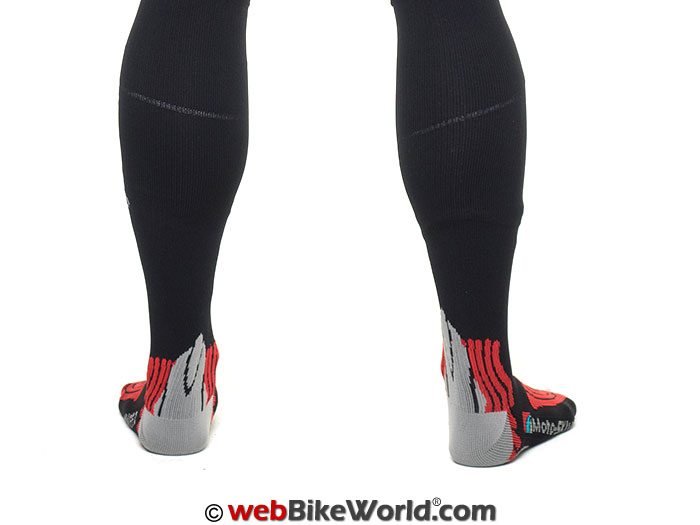 Moto Skiveez Compression Socks with Aloe - Rear View