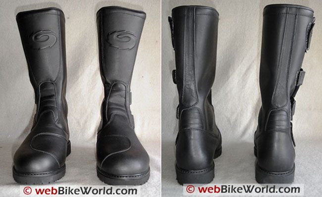 Sidi On Road Gore-Tex Boots Front Rear Views