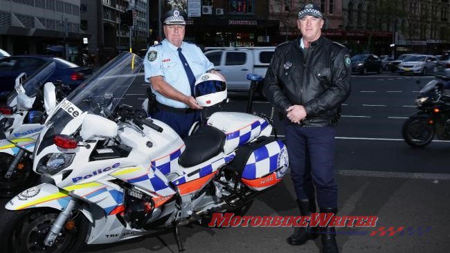 NSW motorcycle police demerits