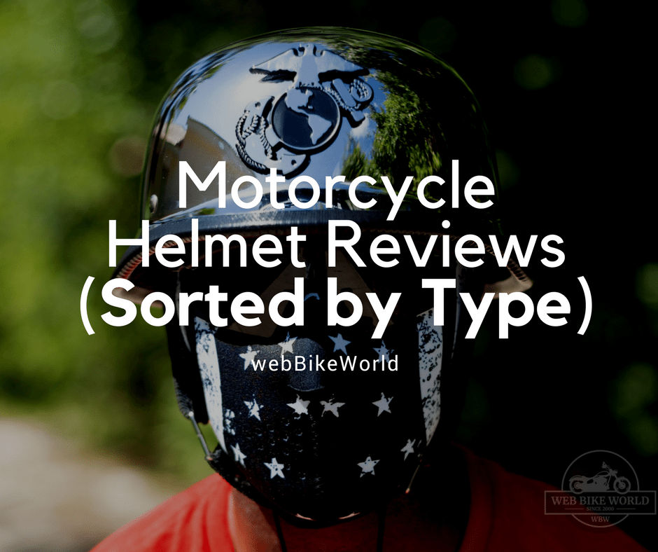 Motorcycle Helmets - Sorted by Type