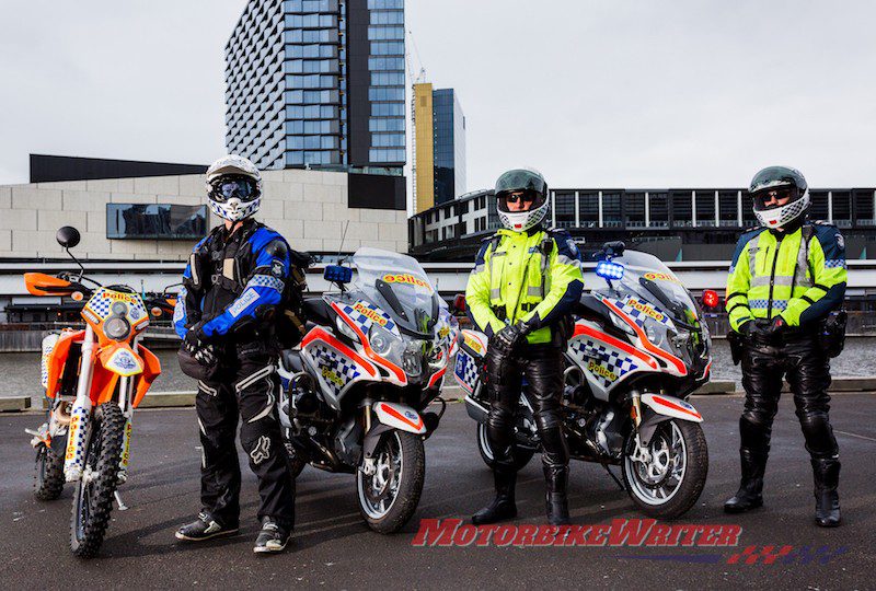 Victoria Solo Unit motorcycle police uniforms fatalities day of national day of action