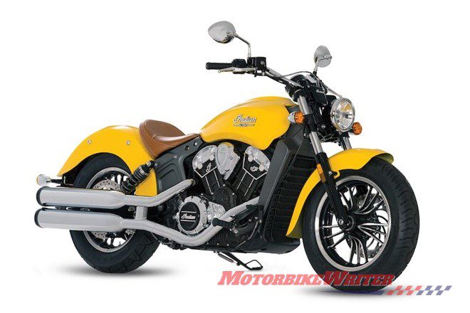 Indian Scout candy yellow