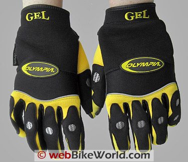 Olympia Gel Reflector Motorcycle Gloves