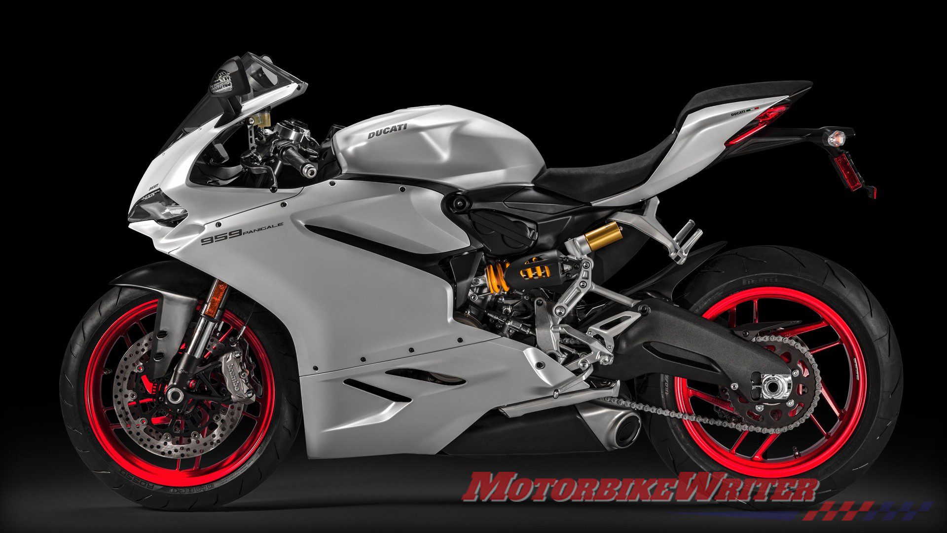 Ducati 959 Panigale in white