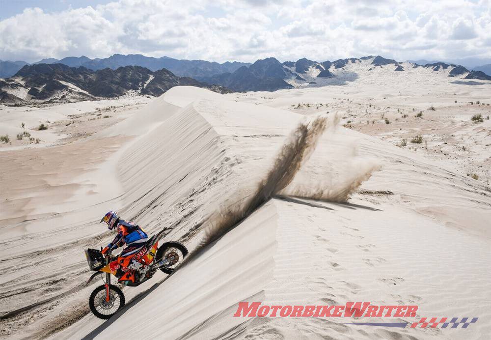 Toby Price KTM Dakar Rally wayne rookies