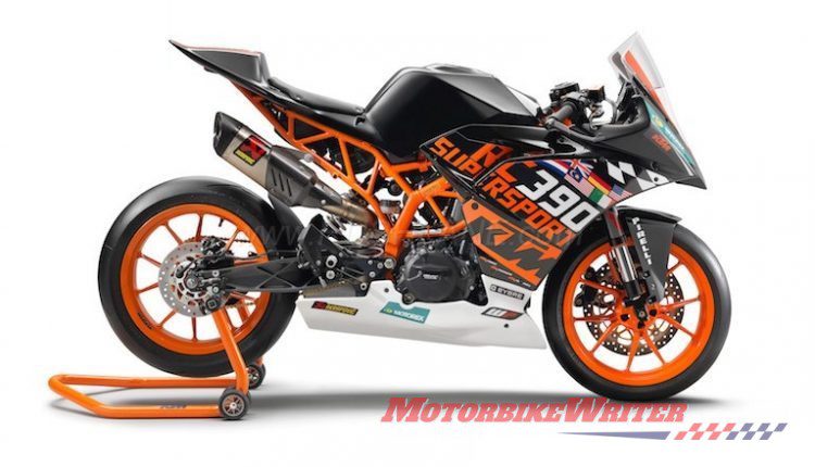 KTM RC390R race-spec