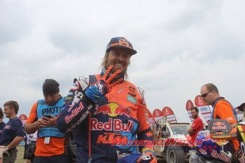 Toby Price congratulations dakar rally 2018