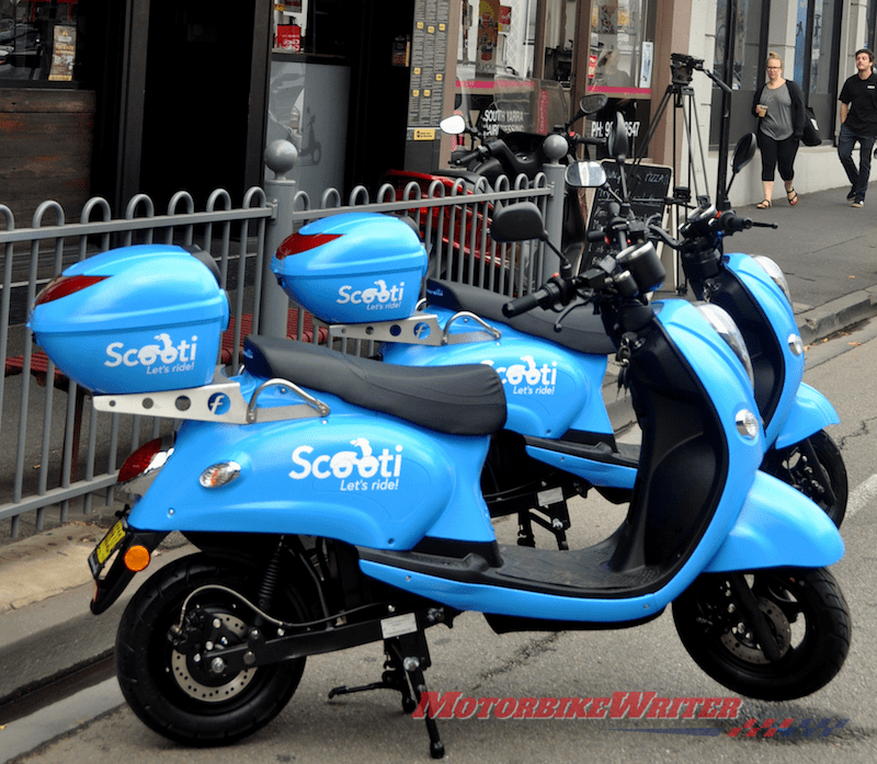 Scooti ride-sharing scooter service