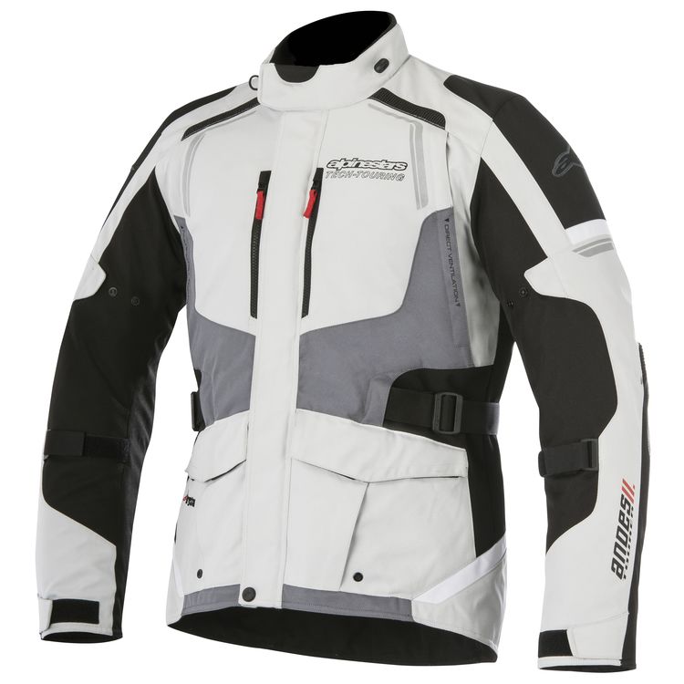 white and red track jacket