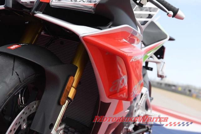 Aprilia RSV4RF LE with MotoGP wings