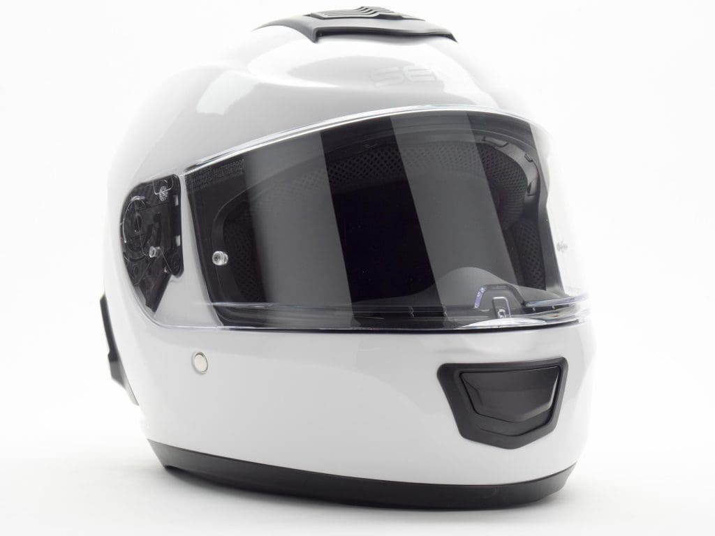 Sena Momentum Helmet Front-Side View of Helmet, Off-center