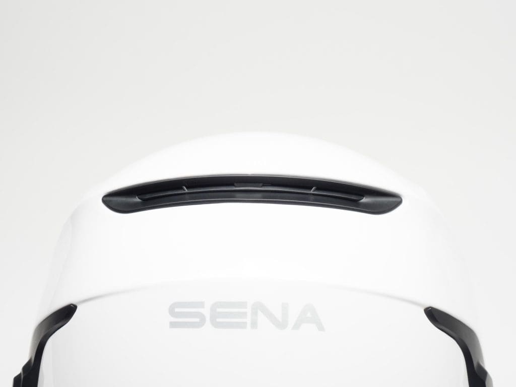 Sena Momentum Helmet Top Backside View of Ventilation Slot