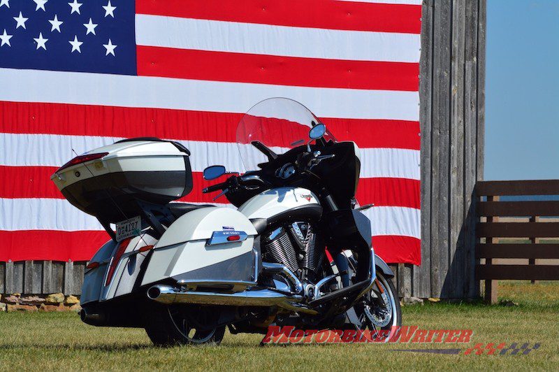 Victory touring USA America Sturgis motorcycle rally european boycott