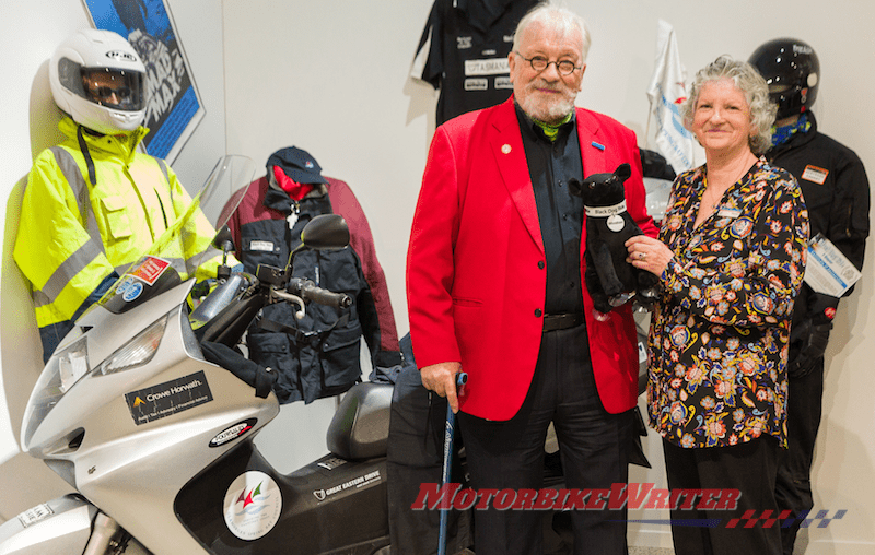 Motorcycle legend Mayor Bertrand Cadart hangs up his gear