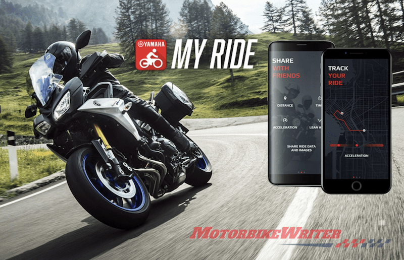 Yamaha MyRide app